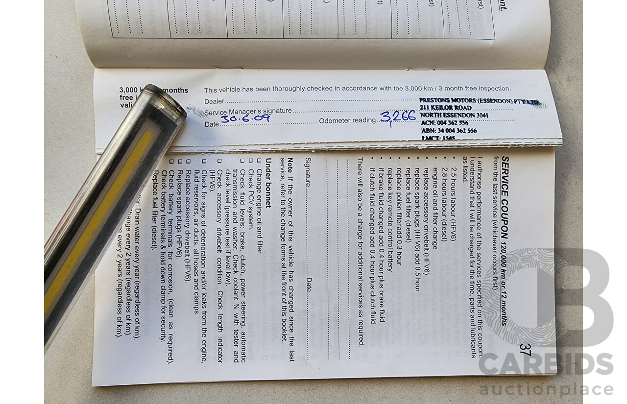 4/2009 Holden Captiva LX (4x4) CG MY09.5 4d Wagon Black 3.2L