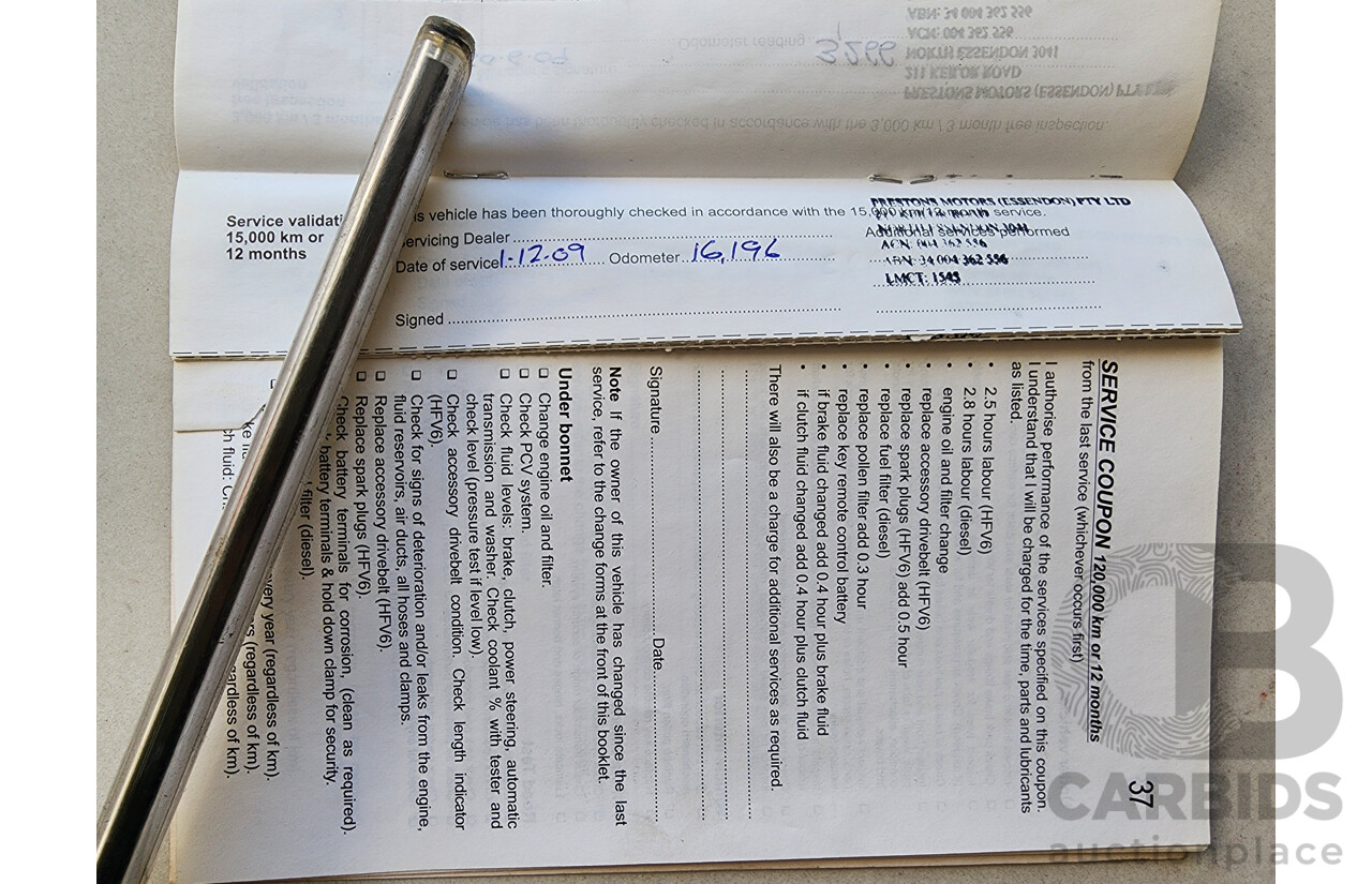 4/2009 Holden Captiva LX (4x4) CG MY09.5 4d Wagon Black 3.2L