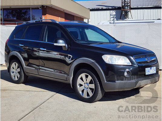 4/2009 Holden Captiva LX (4x4) CG MY09.5 4d Wagon Black 3.2L
