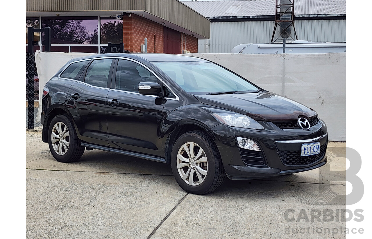 9/2011 Mazda Cx-7 Diesel Sports (4x4) ER MY10 4d Wagon Black 2.2L