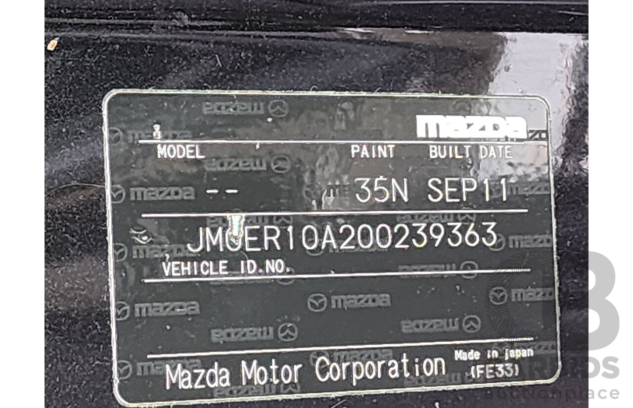 9/2011 Mazda Cx-7 Diesel Sports (4x4) ER MY10 4d Wagon Black 2.2L