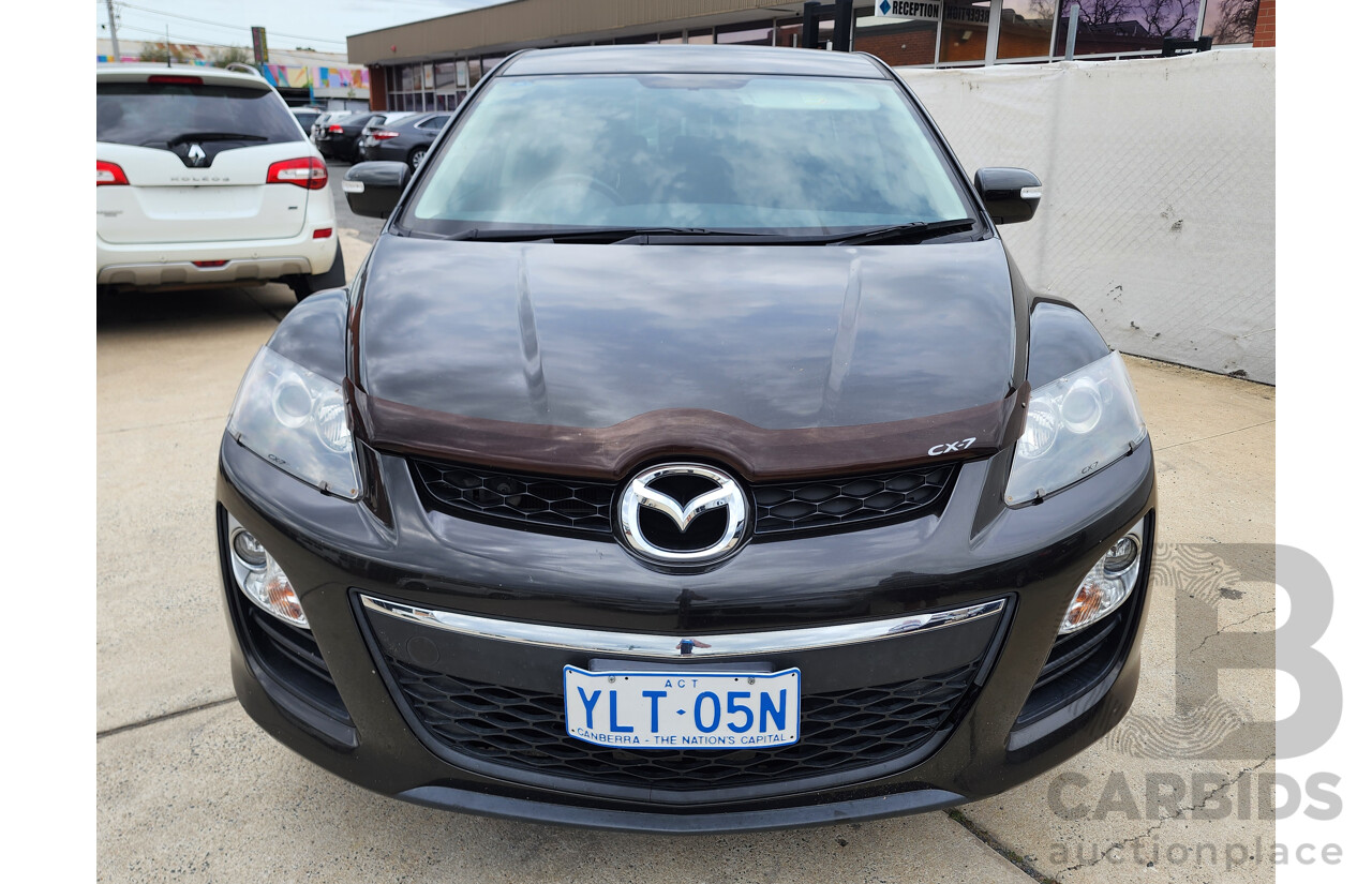 9/2011 Mazda Cx-7 Diesel Sports (4x4) ER MY10 4d Wagon Black 2.2L