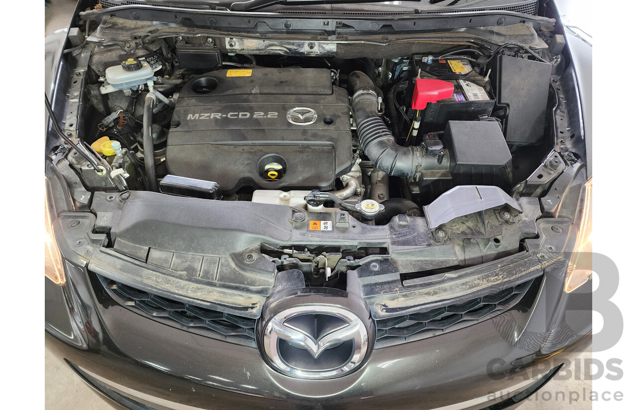 9/2011 Mazda Cx-7 Diesel Sports (4x4) ER MY10 4d Wagon Black 2.2L