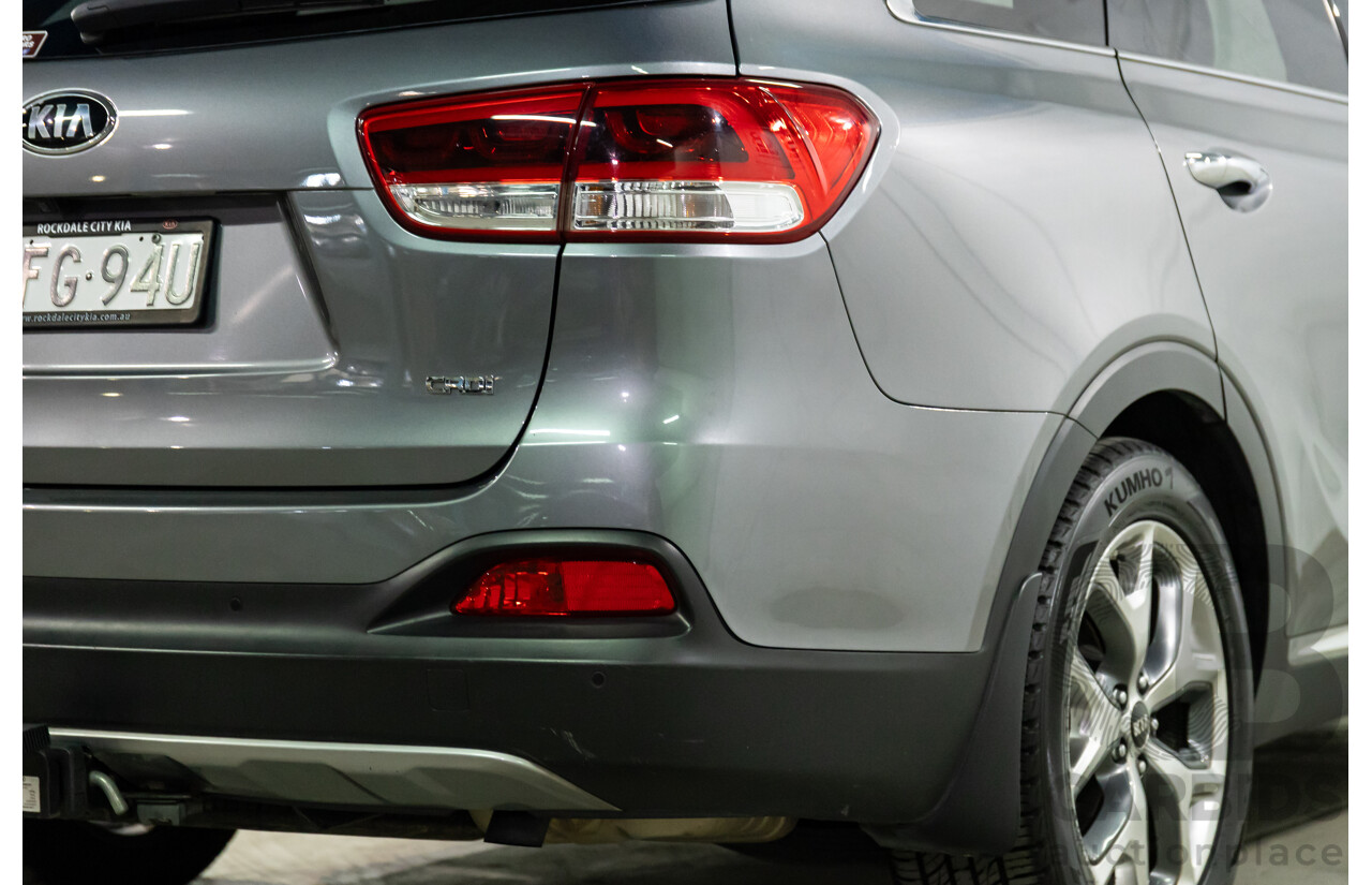 04/2016 Kia Sorento Platinum (AWD) UM MY16 4d Wagon Graphite Steel Metallic Turbo Diesel 2.2L