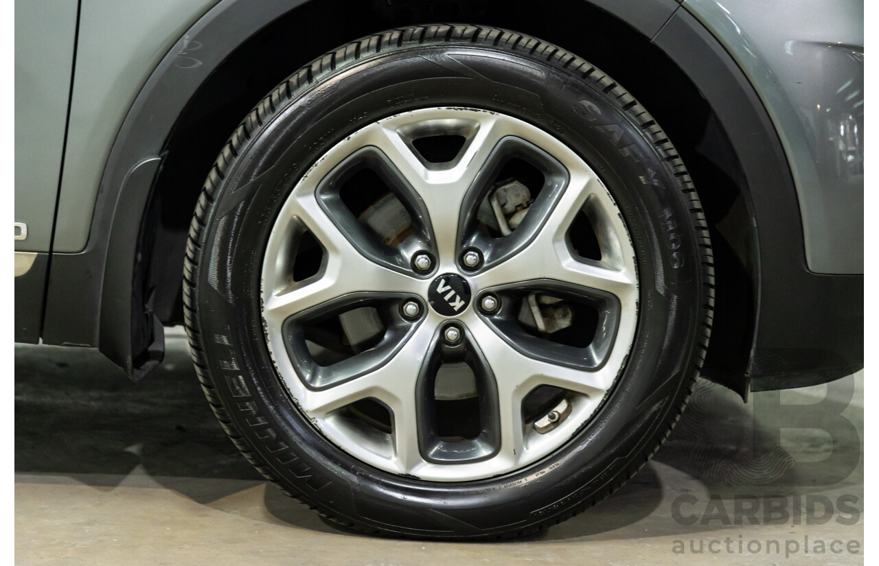 04/2016 Kia Sorento Platinum (AWD) UM MY16 4d Wagon Graphite Steel Metallic Turbo Diesel 2.2L