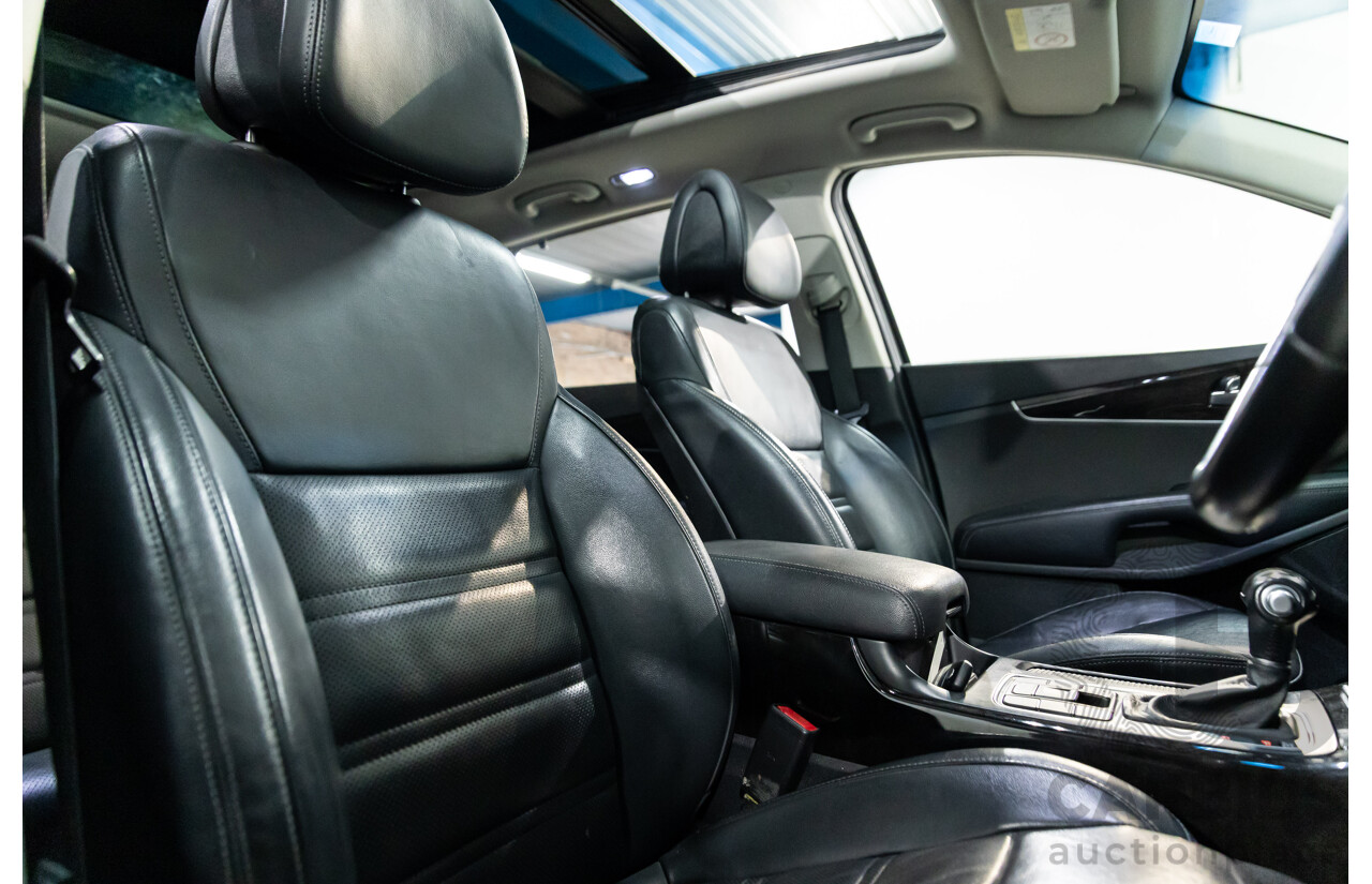 04/2016 Kia Sorento Platinum (AWD) UM MY16 4d Wagon Graphite Steel Metallic Turbo Diesel 2.2L