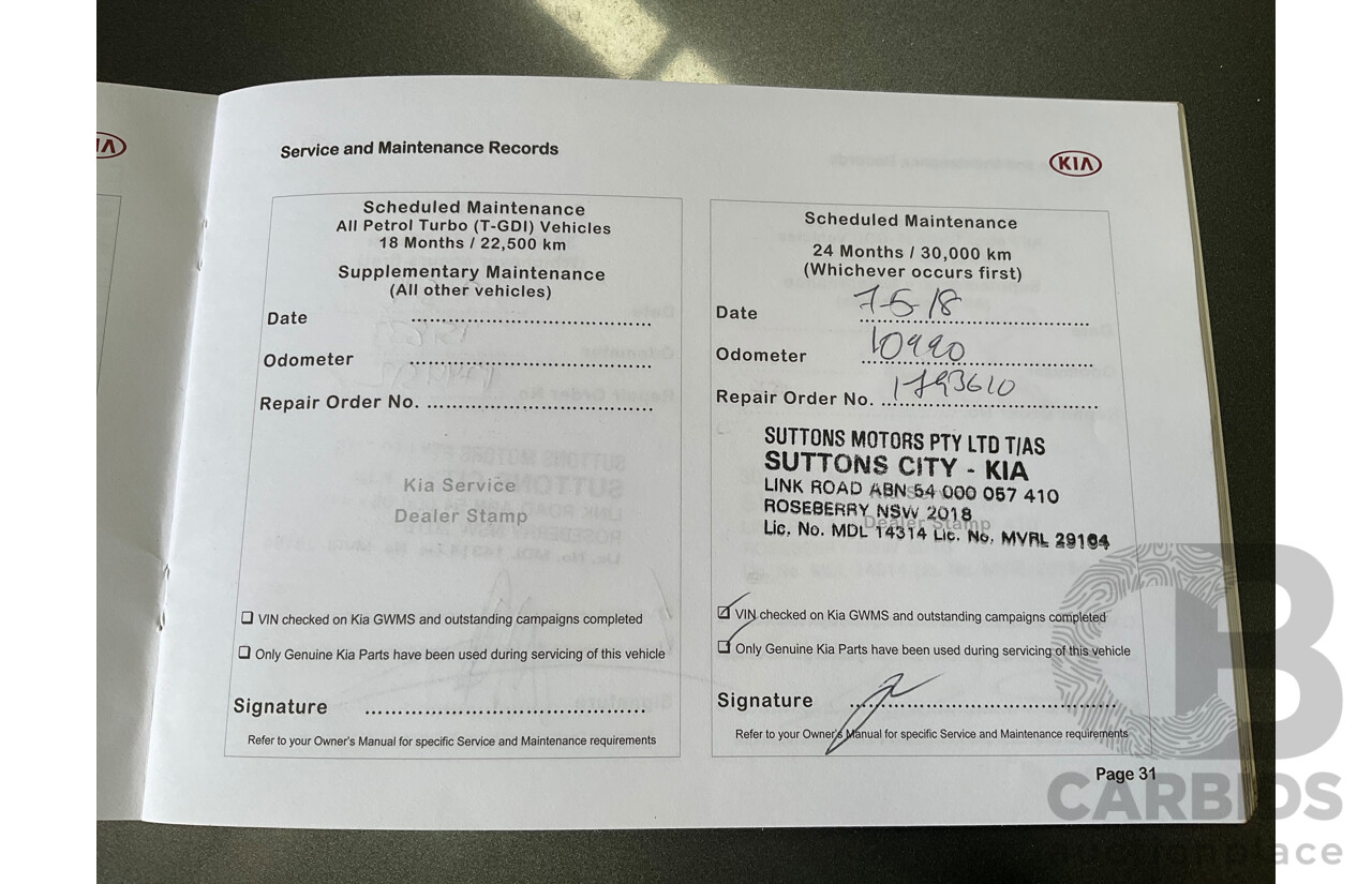 04/2016 Kia Sorento Platinum (AWD) UM MY16 4d Wagon Graphite Steel Metallic Turbo Diesel 2.2L