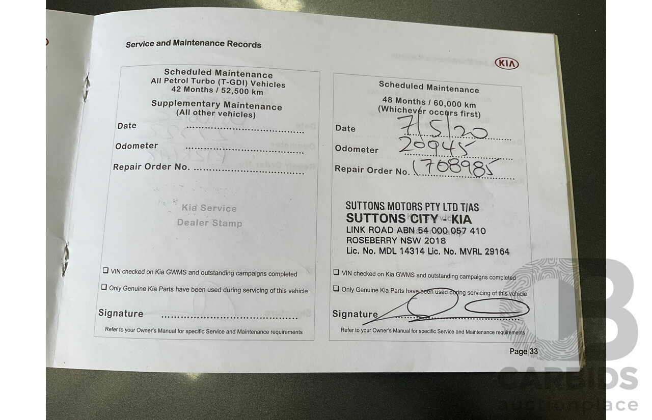 04/2016 Kia Sorento Platinum (AWD) UM MY16 4d Wagon Graphite Steel Metallic Turbo Diesel 2.2L