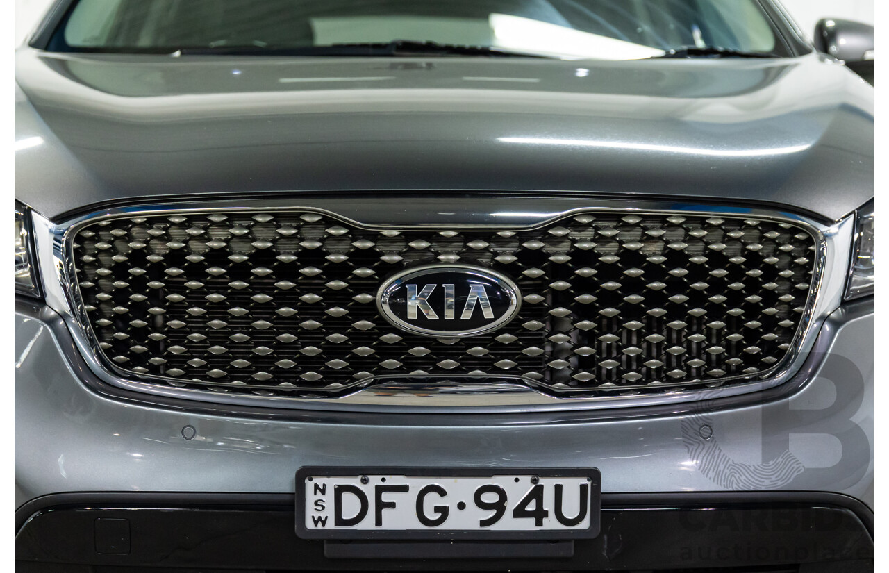 04/2016 Kia Sorento Platinum (AWD) UM MY16 4d Wagon Graphite Steel Metallic Turbo Diesel 2.2L