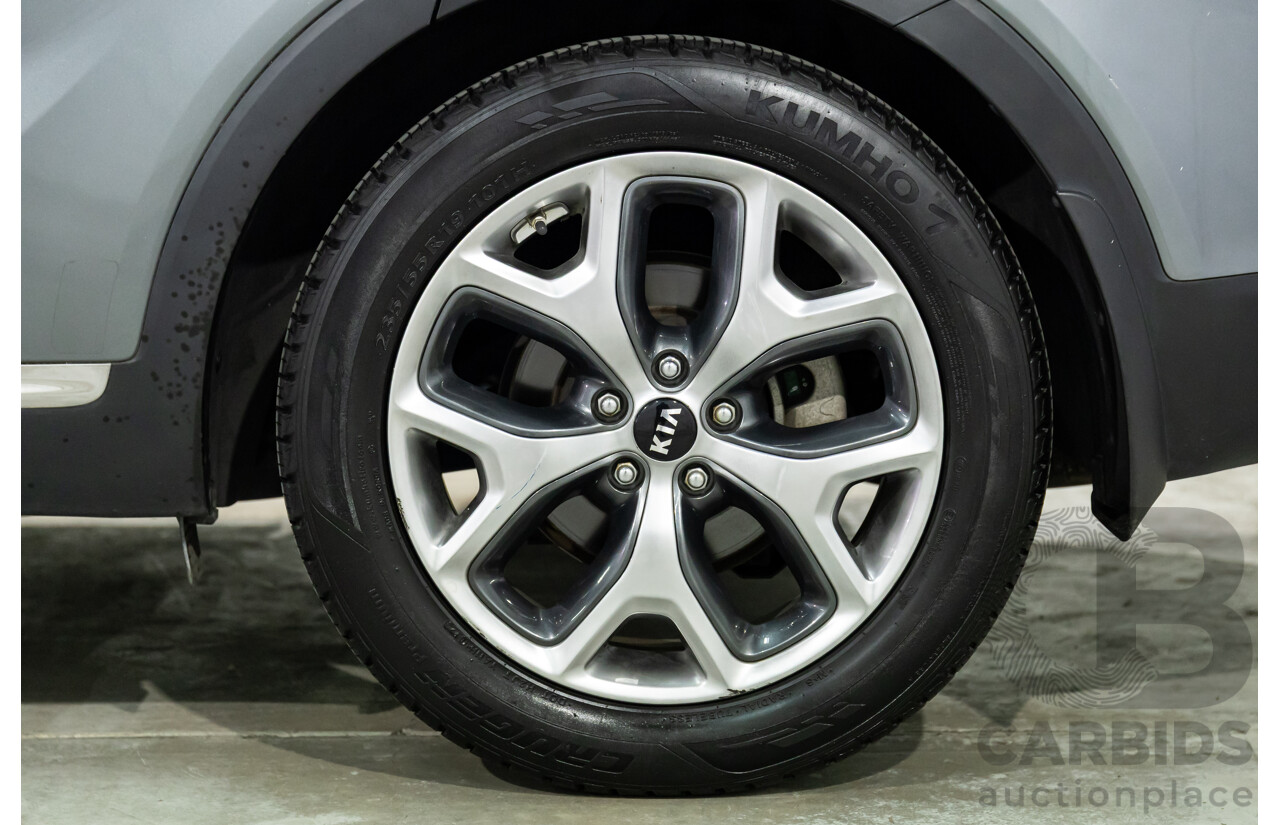 04/2016 Kia Sorento Platinum (AWD) UM MY16 4d Wagon Graphite Steel Metallic Turbo Diesel 2.2L