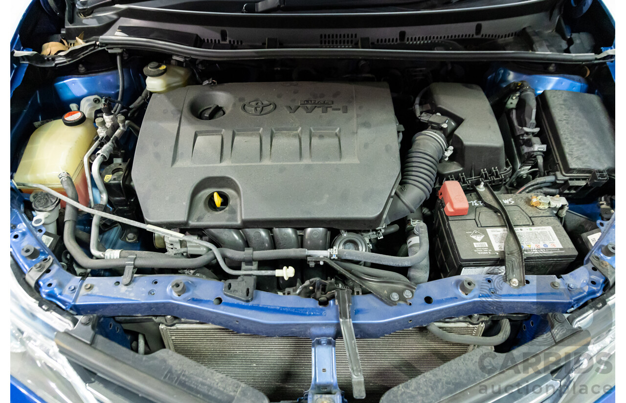 01/2015 Toyota Corolla ASCENT SPORT FWD ZRE182R 5D Hatchback Blue Streak Metallic 1.8L