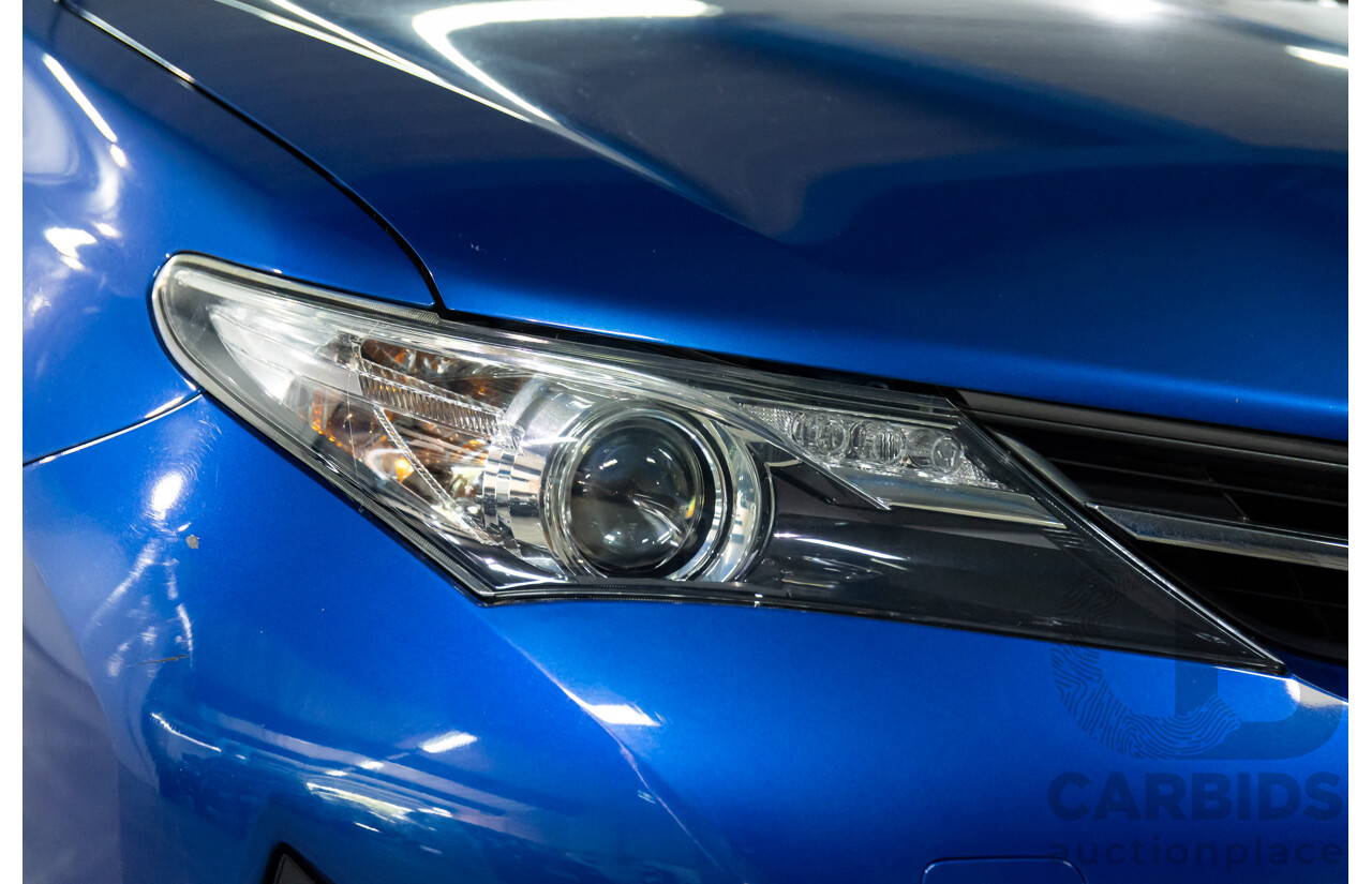 01/2015 Toyota Corolla ASCENT SPORT FWD ZRE182R 5D Hatchback Blue Streak Metallic 1.8L