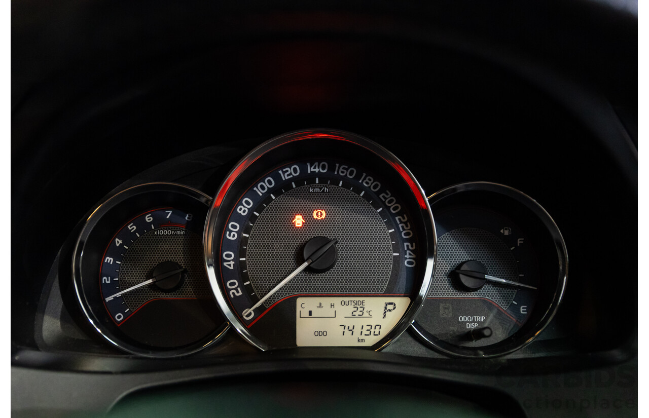 01/2015 Toyota Corolla ASCENT SPORT FWD ZRE182R 5D Hatchback Blue Streak Metallic 1.8L