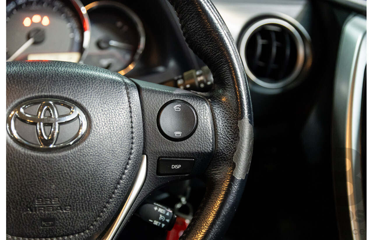 01/2015 Toyota Corolla ASCENT SPORT FWD ZRE182R 5D Hatchback Blue Streak Metallic 1.8L