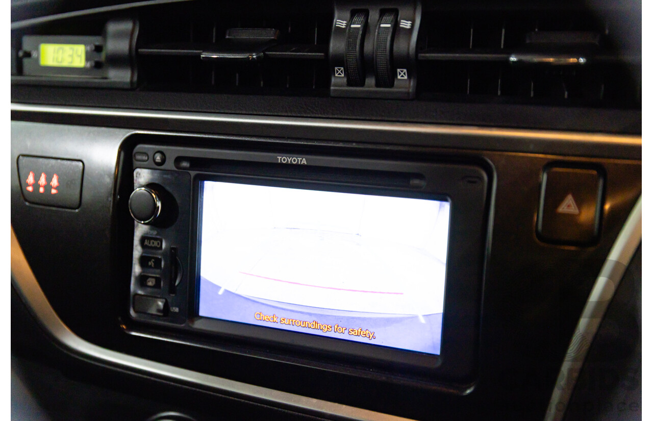 01/2015 Toyota Corolla ASCENT SPORT FWD ZRE182R 5D Hatchback Blue Streak Metallic 1.8L