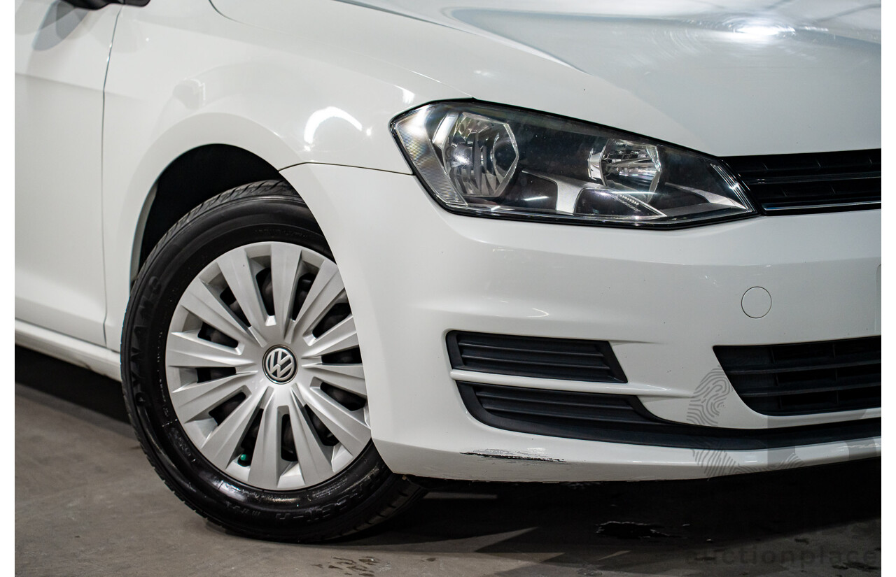 05/2016 Volkswagen Golf 92 TSI (FWD) AU MY16 5d Hatchback Pure White Turbo 1.4L