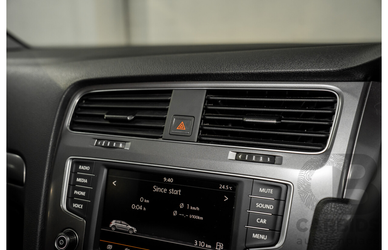 05/2016 Volkswagen Golf 92 TSI (FWD) AU MY16 5d Hatchback Pure White Turbo 1.4L