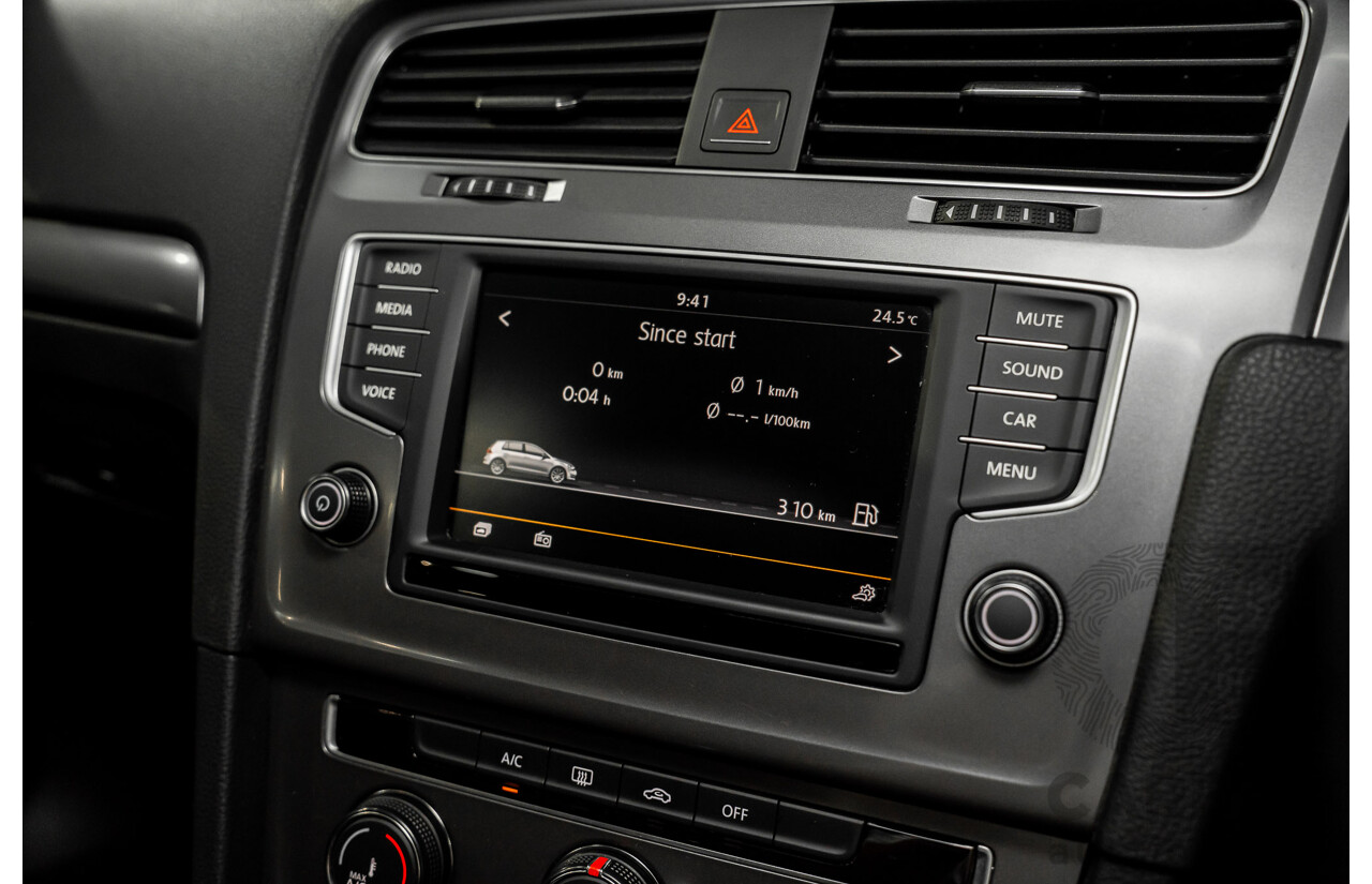 05/2016 Volkswagen Golf 92 TSI (FWD) AU MY16 5d Hatchback Pure White Turbo 1.4L