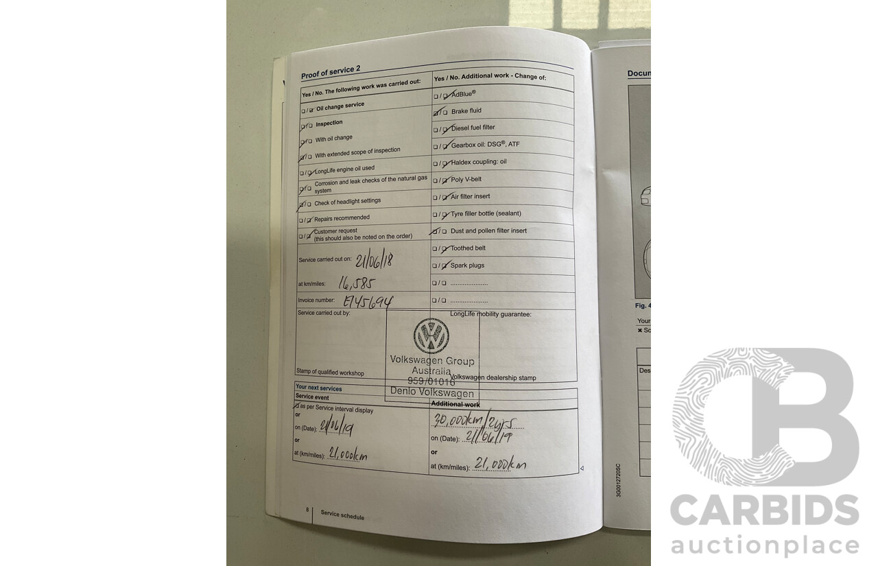 05/2016 Volkswagen Golf 92 TSI (FWD) AU MY16 5d Hatchback Pure White Turbo 1.4L