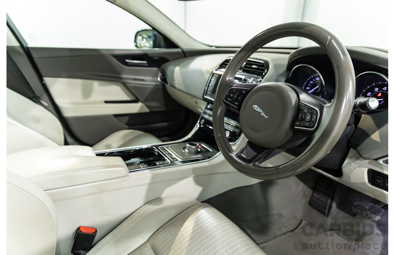 09/2015 Jaguar XE 25t Portfolio (RWD) 4d Sedan Tempest Grey Metallic Turbo 2.0L