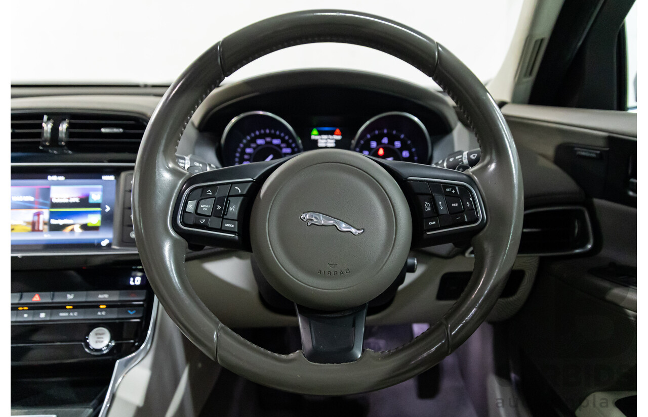 09/2015 Jaguar XE 25t Portfolio (RWD) 4d Sedan Tempest Grey Metallic Turbo 2.0L