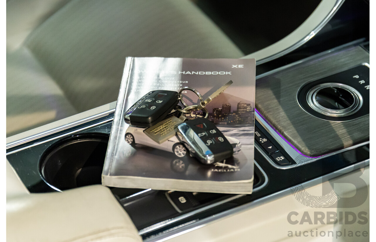 09/2015 Jaguar XE 25t Portfolio (RWD) 4d Sedan Tempest Grey Metallic Turbo 2.0L