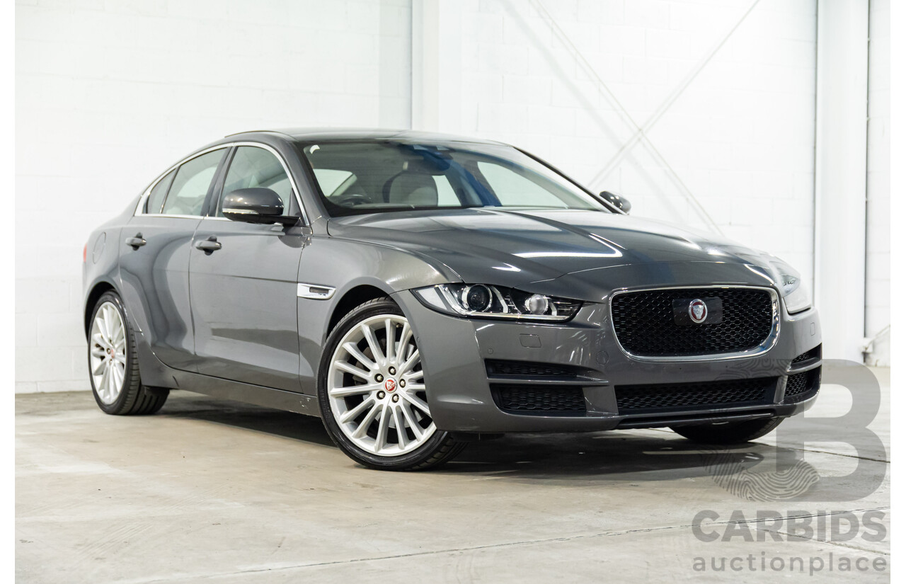 09/2015 Jaguar XE 25t Portfolio (RWD) 4d Sedan Tempest Grey Metallic Turbo 2.0L