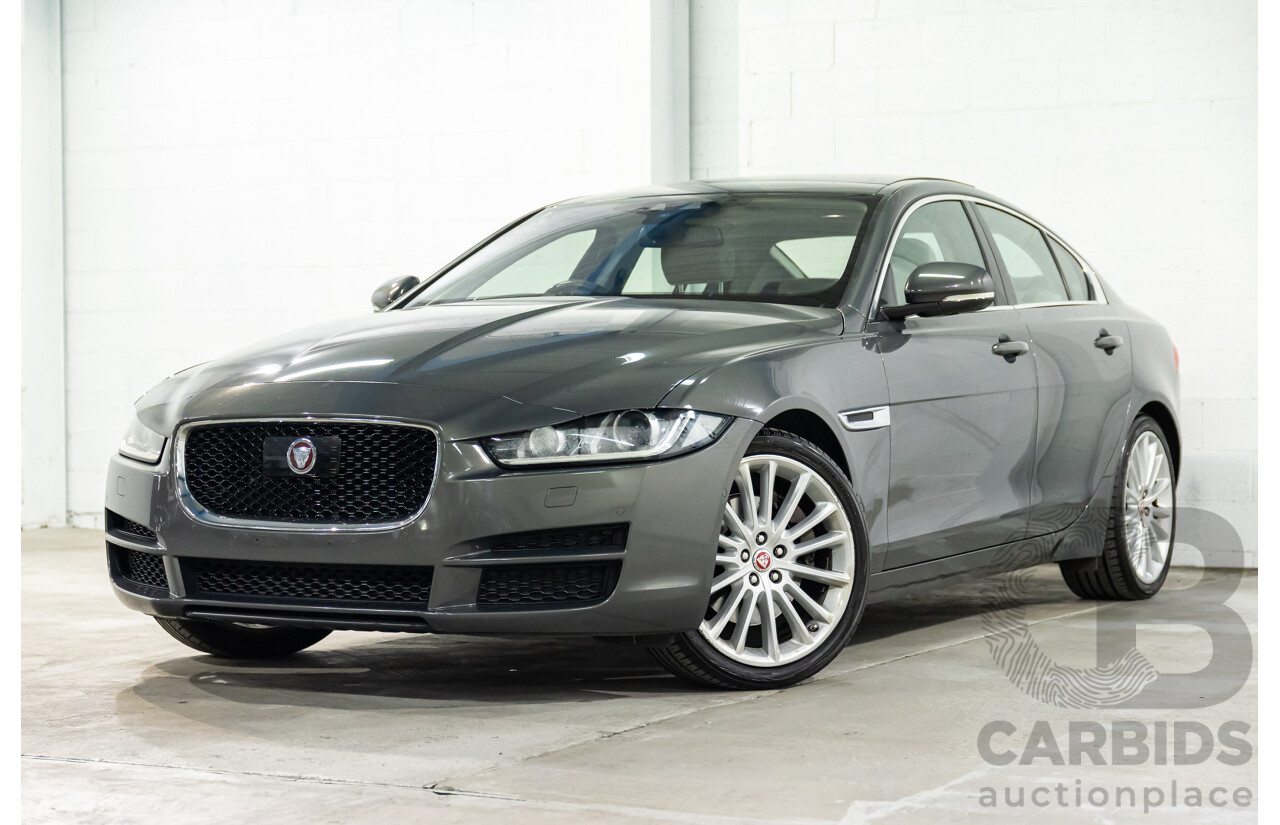 09/2015 Jaguar XE 25t Portfolio (RWD) 4d Sedan Tempest Grey Metallic Turbo 2.0L