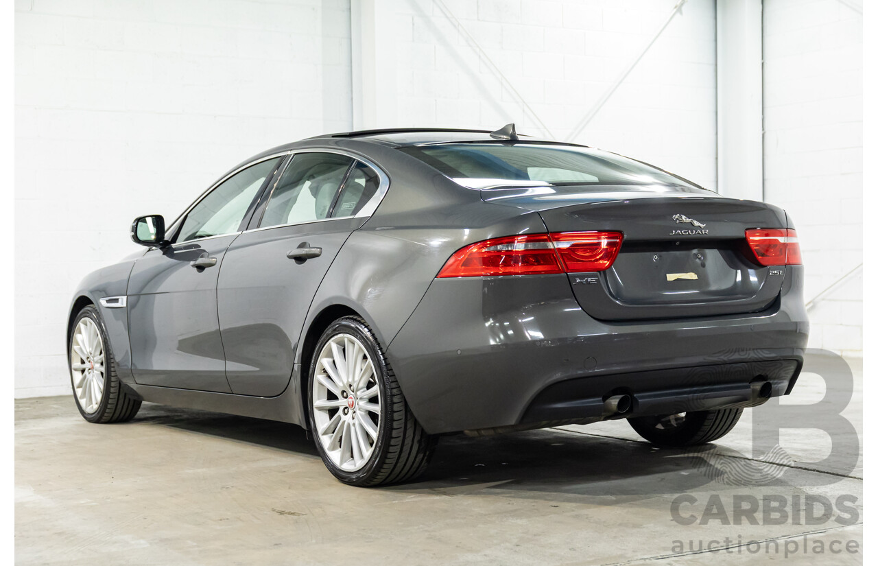 09/2015 Jaguar XE 25t Portfolio (RWD) 4d Sedan Tempest Grey Metallic Turbo 2.0L