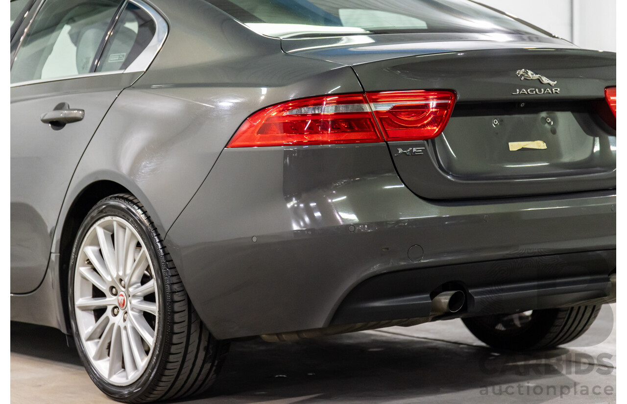 09/2015 Jaguar XE 25t Portfolio (RWD) 4d Sedan Tempest Grey Metallic Turbo 2.0L