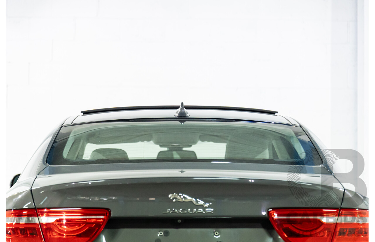 09/2015 Jaguar XE 25t Portfolio (RWD) 4d Sedan Tempest Grey Metallic Turbo 2.0L