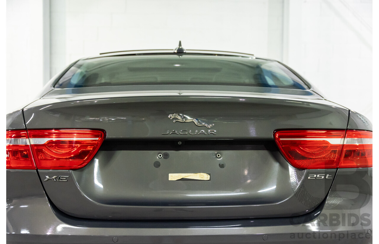 09/2015 Jaguar XE 25t Portfolio (RWD) 4d Sedan Tempest Grey Metallic Turbo 2.0L