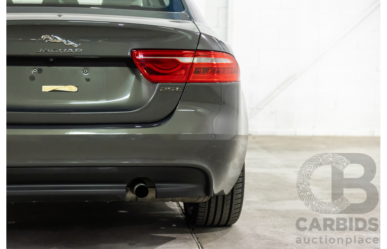 09/2015 Jaguar XE 25t Portfolio (RWD) 4d Sedan Tempest Grey Metallic Turbo 2.0L