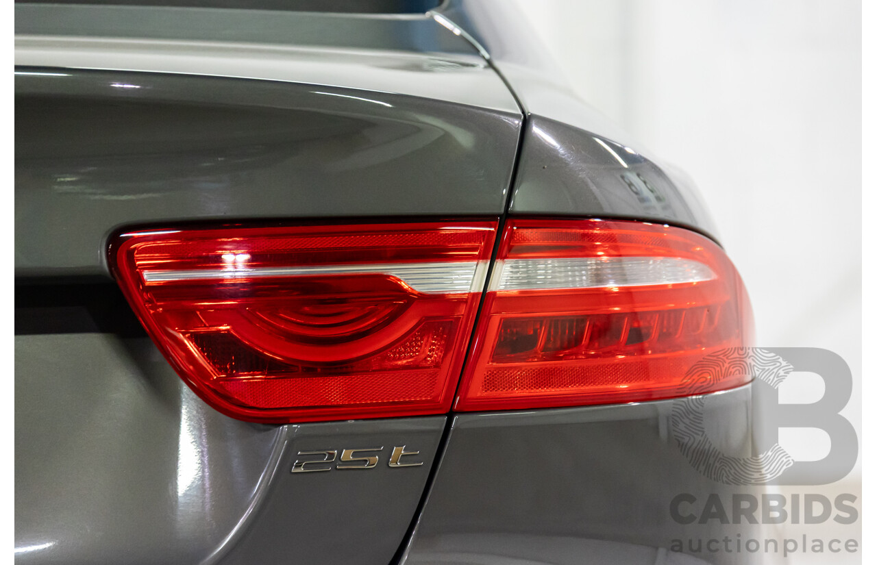 09/2015 Jaguar XE 25t Portfolio (RWD) 4d Sedan Tempest Grey Metallic Turbo 2.0L
