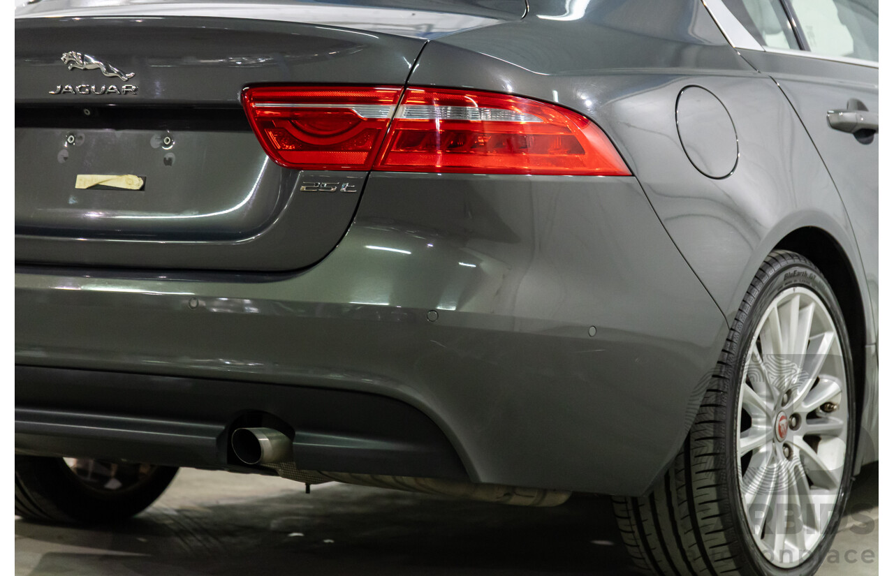09/2015 Jaguar XE 25t Portfolio (RWD) 4d Sedan Tempest Grey Metallic Turbo 2.0L