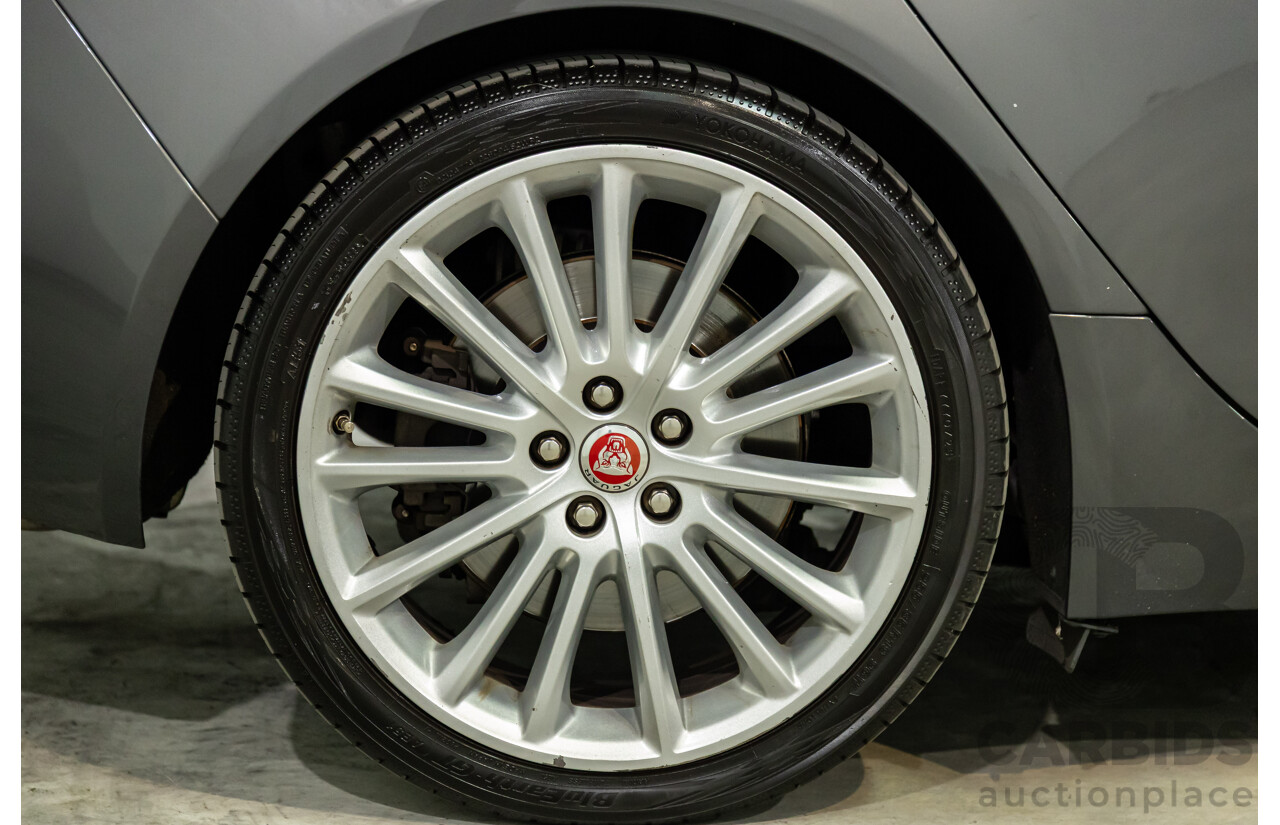 09/2015 Jaguar XE 25t Portfolio (RWD) 4d Sedan Tempest Grey Metallic Turbo 2.0L