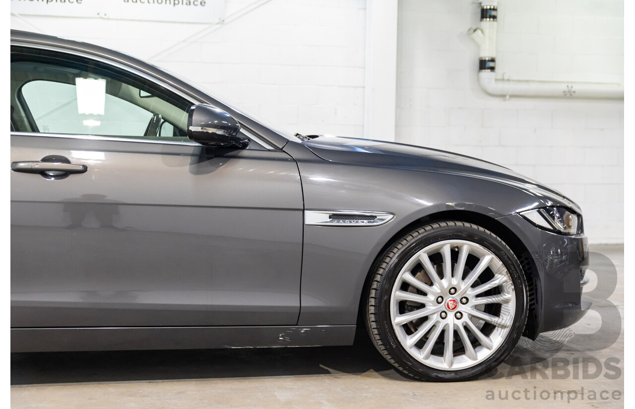 09/2015 Jaguar XE 25t Portfolio (RWD) 4d Sedan Tempest Grey Metallic Turbo 2.0L
