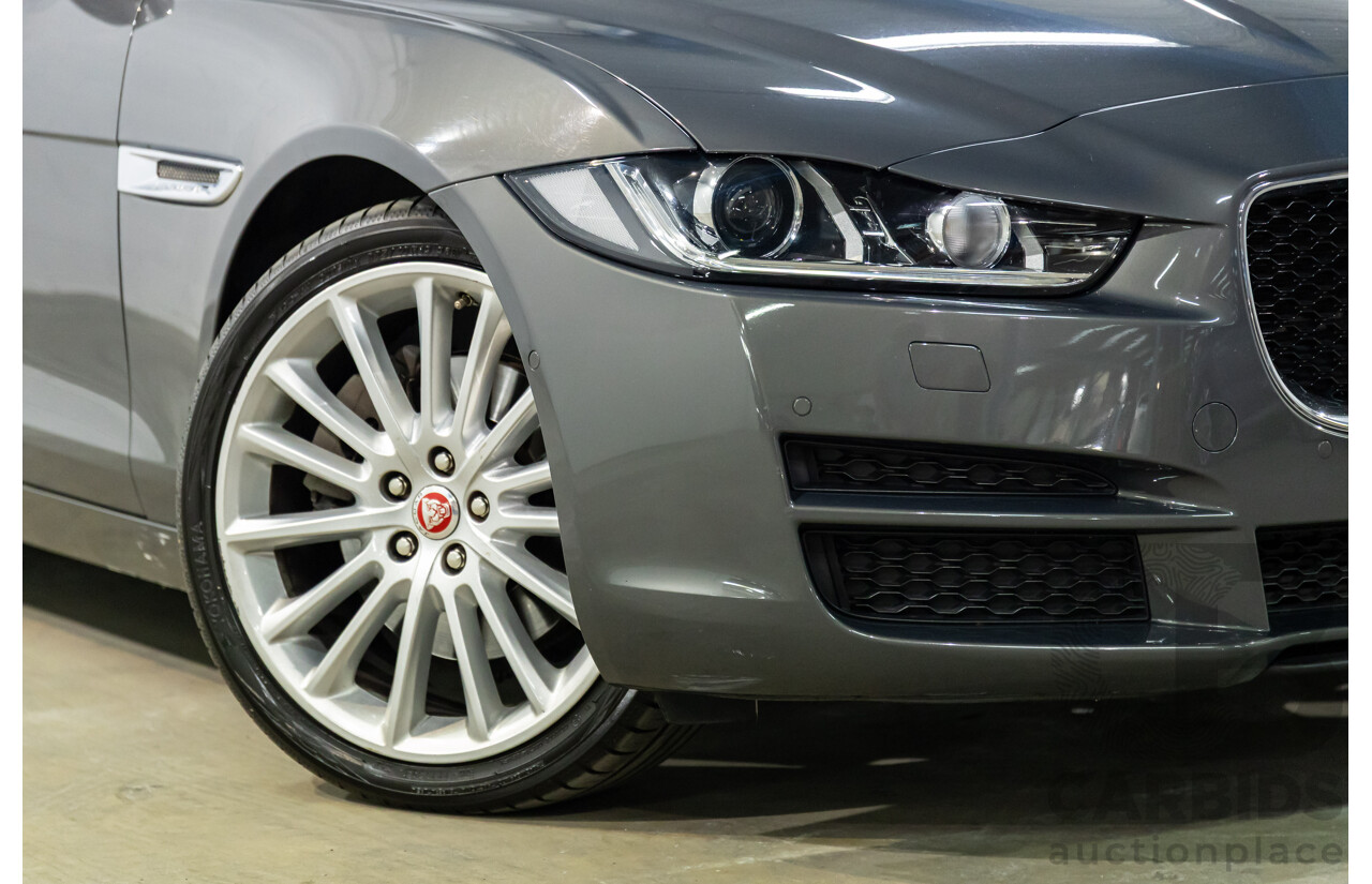 09/2015 Jaguar XE 25t Portfolio (RWD) 4d Sedan Tempest Grey Metallic Turbo 2.0L