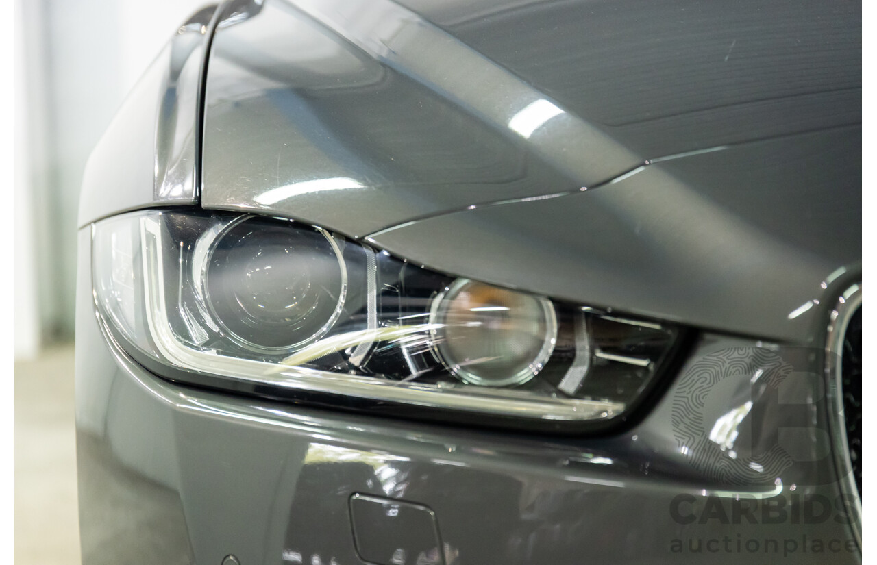 09/2015 Jaguar XE 25t Portfolio (RWD) 4d Sedan Tempest Grey Metallic Turbo 2.0L