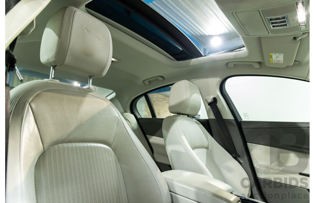 09/2015 Jaguar XE 25t Portfolio (RWD) 4d Sedan Tempest Grey Metallic Turbo 2.0L