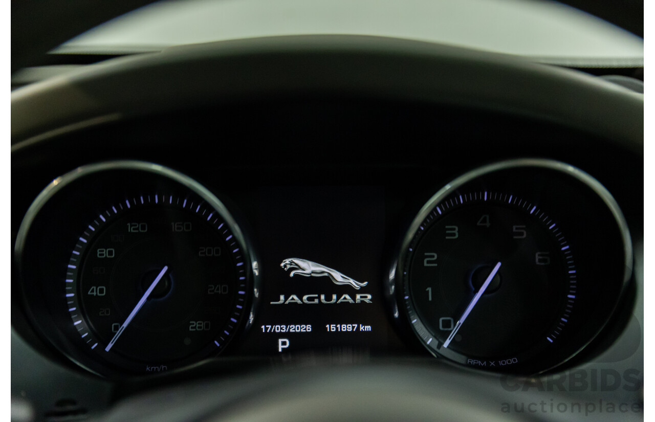 09/2015 Jaguar XE 25t Portfolio (RWD) 4d Sedan Tempest Grey Metallic Turbo 2.0L