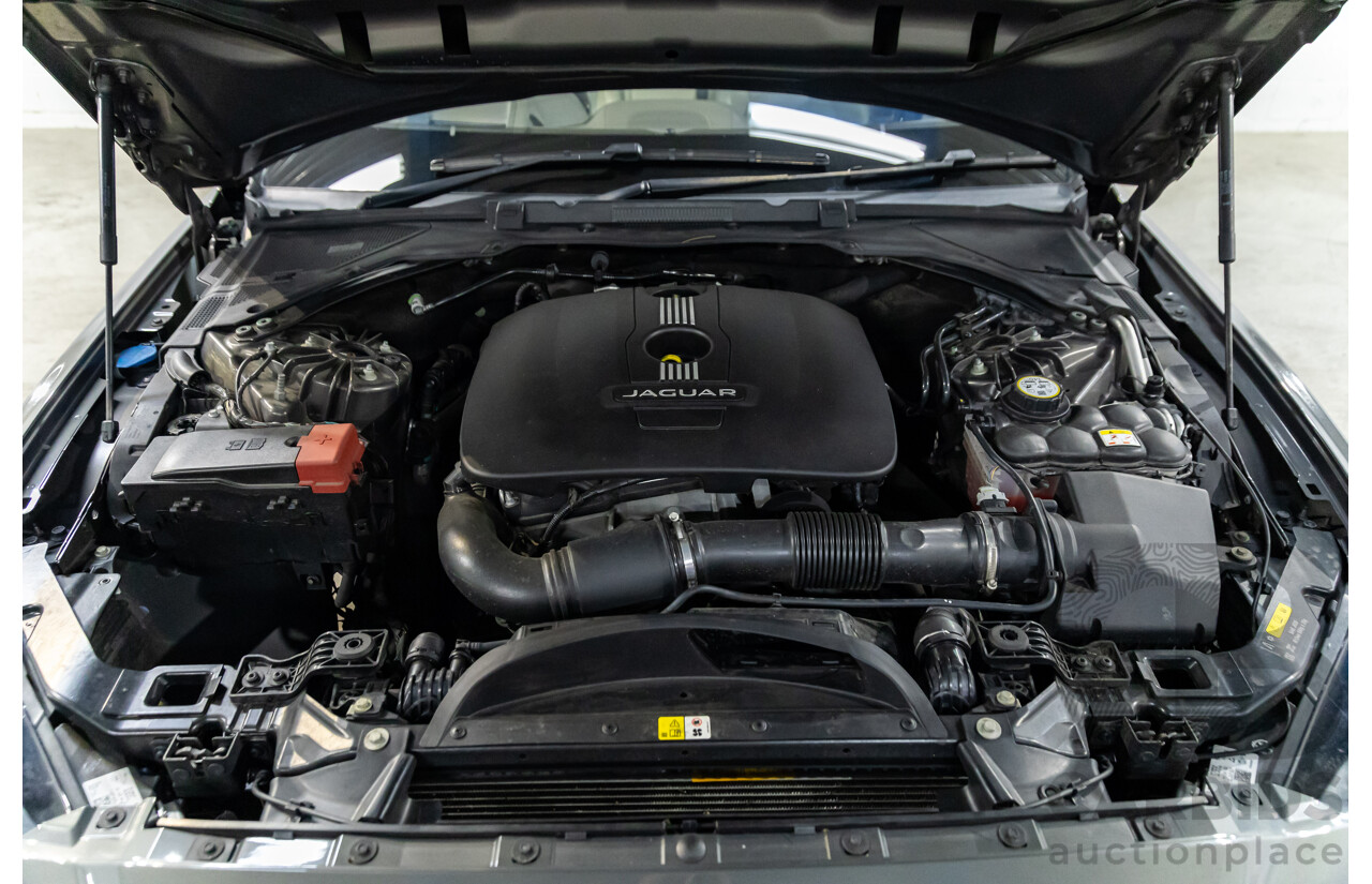 09/2015 Jaguar XE 25t Portfolio (RWD) 4d Sedan Tempest Grey Metallic Turbo 2.0L