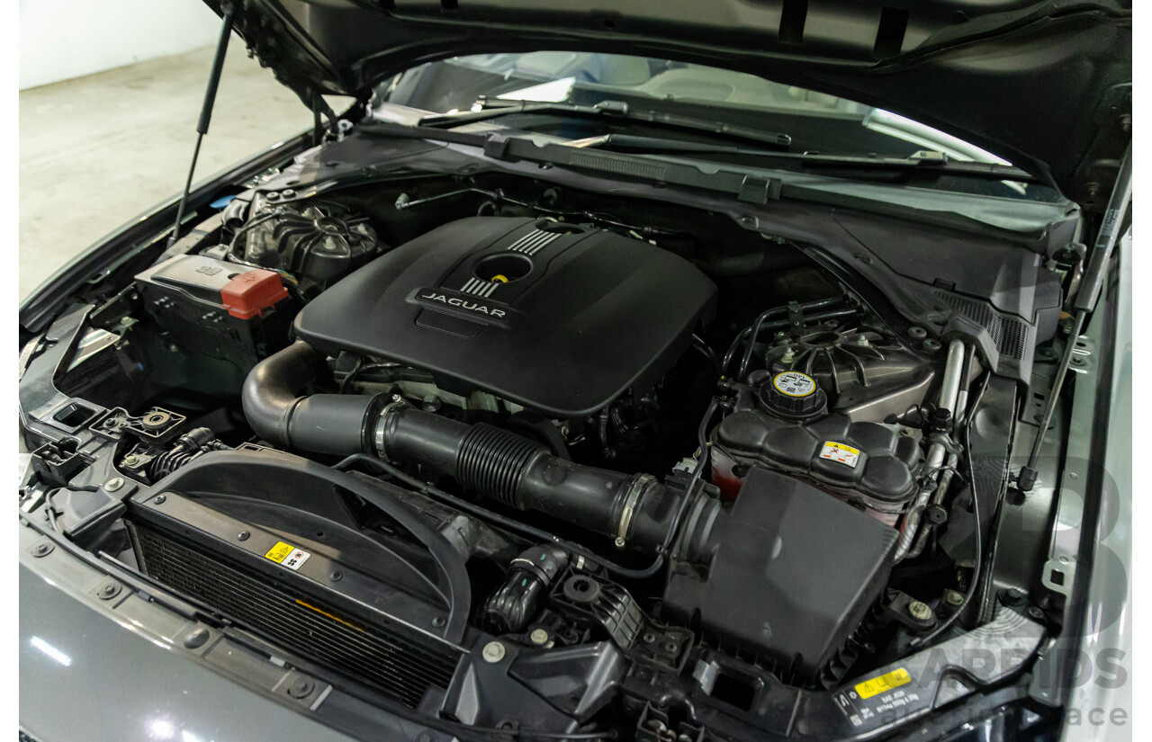 09/2015 Jaguar XE 25t Portfolio (RWD) 4d Sedan Tempest Grey Metallic Turbo 2.0L