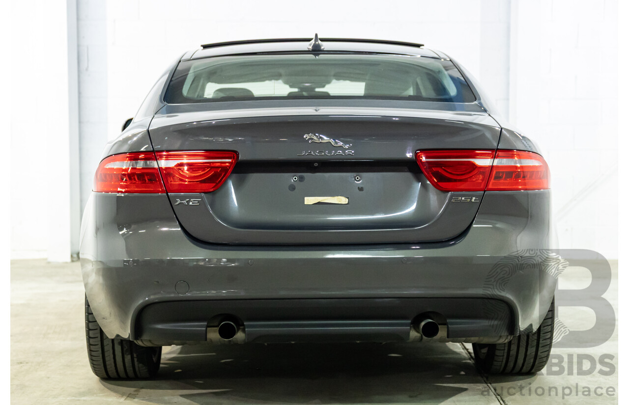 09/2015 Jaguar XE 25t Portfolio (RWD) 4d Sedan Tempest Grey Metallic Turbo 2.0L