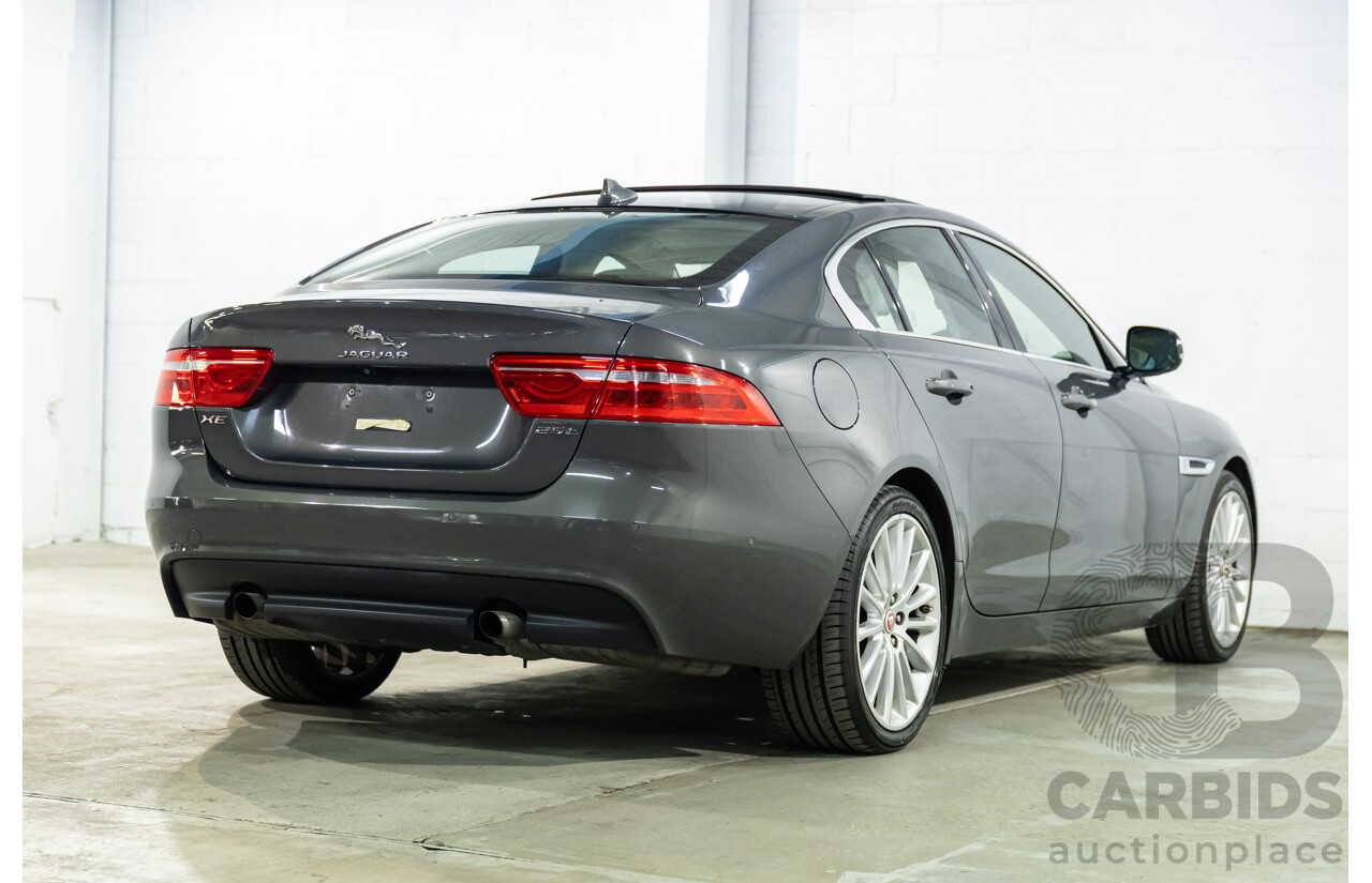 09/2015 Jaguar XE 25t Portfolio (RWD) 4d Sedan Tempest Grey Metallic Turbo 2.0L