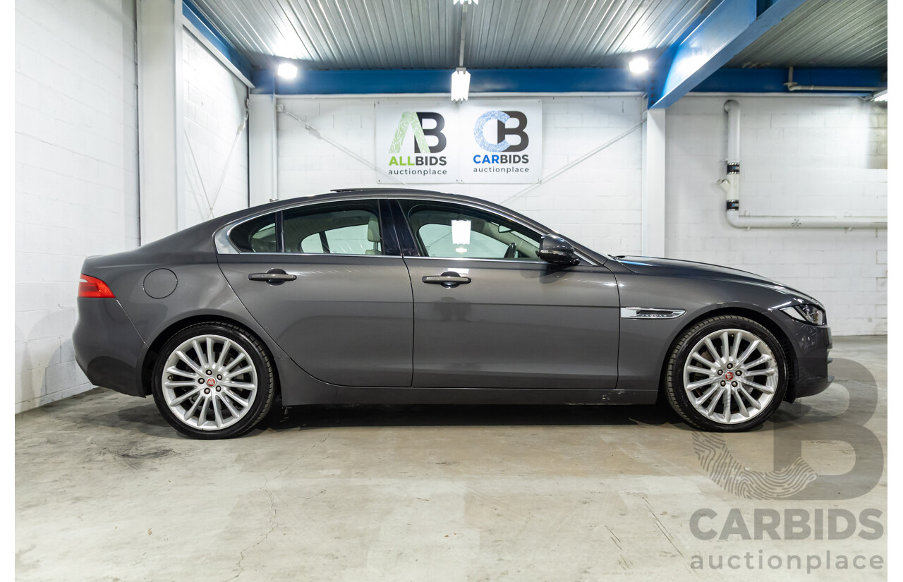 09/2015 Jaguar XE 25t Portfolio (RWD) 4d Sedan Tempest Grey Metallic Turbo 2.0L