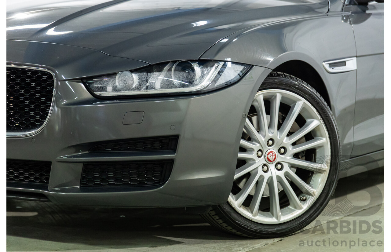 09/2015 Jaguar XE 25t Portfolio (RWD) 4d Sedan Tempest Grey Metallic Turbo 2.0L