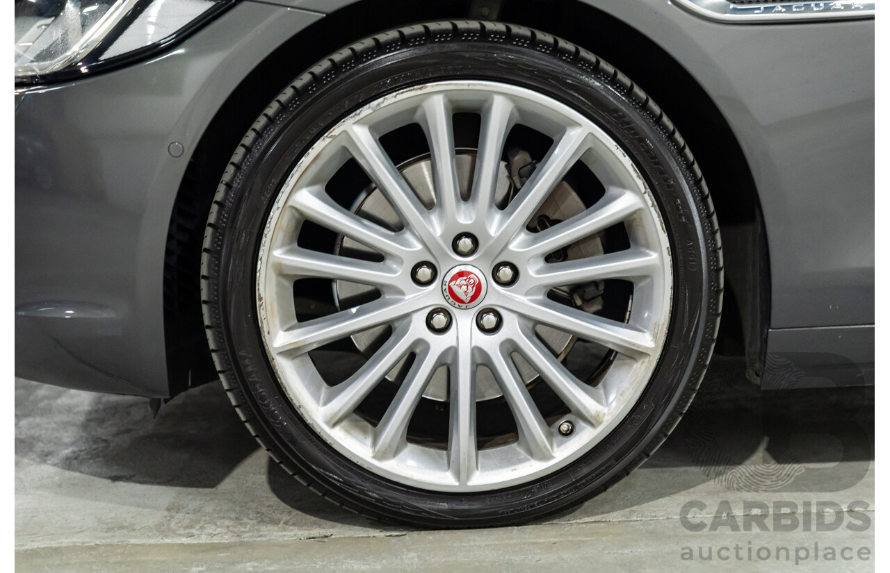 09/2015 Jaguar XE 25t Portfolio (RWD) 4d Sedan Tempest Grey Metallic Turbo 2.0L