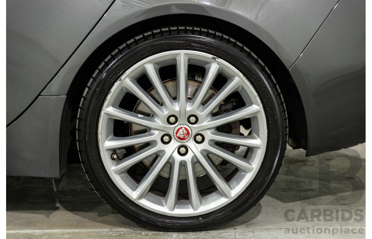 09/2015 Jaguar XE 25t Portfolio (RWD) 4d Sedan Tempest Grey Metallic Turbo 2.0L