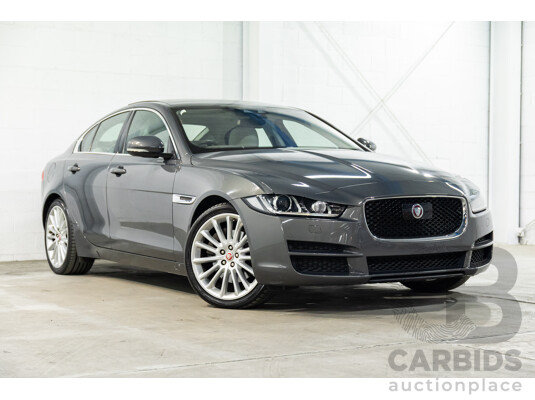 09/2015 Jaguar XE 25t Portfolio (RWD) 4d Sedan Tempest Grey Metallic Turbo 2.0L